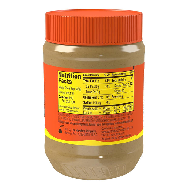 Reese's Creamy Peanut Butter, 18 Ounce
