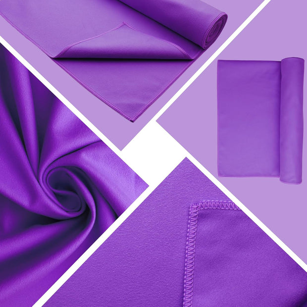 MIAOMIAO Non-Slip Hot Yoga Towel Set, Super Absorbent Microfiber in, 24.5" x 72" - Anti-Slip, Injury Free Design for Pilates, Yoga Mats, Exercise, and Fitness Gear