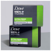 Dove men plus care extra fresh body and face bath bar - 2 ea
