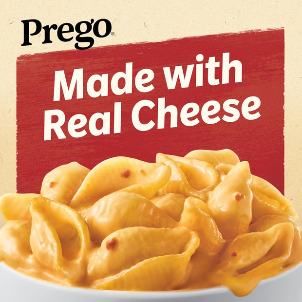 Prego Alfredo Pasta Sauce with Roasted Garlic and Parmesan Cheese, 14.5 oz Jar