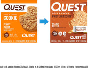 Quest Nutrition Peanut Butter Protein Cookie, 15g Protein, 1g Sugar, 5g Net Carbs, Keto Friendly, High Protein, Low Carb, 12 Count