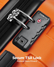 Suitour Luggage Sets 4 piece with Spinner Wheels,Hard Shell Luggage set for Women,16" 20" 24" 28 inches Suitcase Set for Travel Business