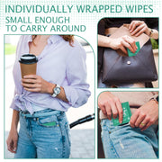 Timgle 150 Pcs Antiperspirant Deodorant Wipes Individually Wrapped Bulk Armpit Deodorant Sweat Body Wipes for Women Men Teens Underarm Armpit Excessive Sweating (Fresh)