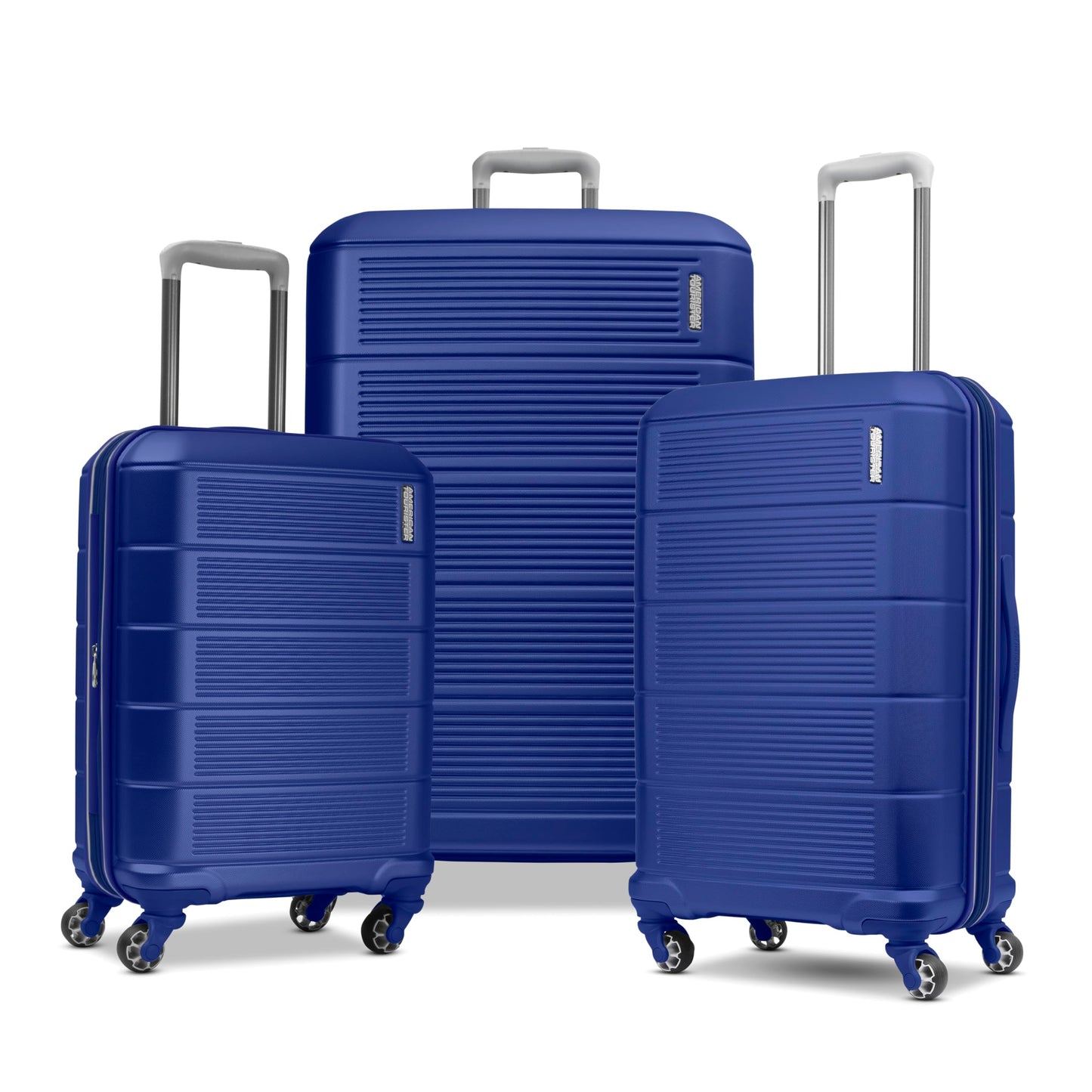 American Tourister Stratum 2.0 Expandable Hardside Luggage with Spinner Wheels, Adriatic Sea, 3-Piece Set (20/24/28)