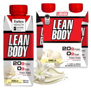 Lean Body Ready-to-Drink Chocolate Protein Shake, 40g Protein, Whey Blend, 0 Sugar, Gluten Free, 22 Vitamins & Minerals, LABRADA, 17 Fl Oz (Pack of 12)