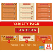 LARABAR Fruit & Nut Bars Variety Pack 18 Count (1.6 oz Each), Blueberry Muffin Lemon Apple Pie, Vegan Gluten Free Dairy Free Plant Based, Granola Snack Bars Breakfast Snacks For Adults