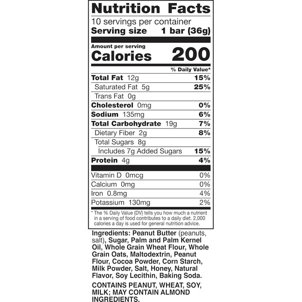 Nature Valley Crispy Creamy Wafer Bars, Peanut Butter Chocolate, 4g Protein, 10 Bars, 13 oz