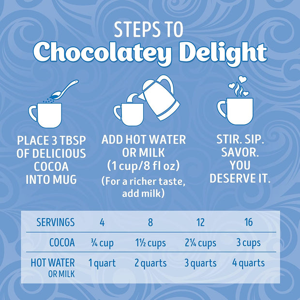 Swiss Miss Hot Cocoa Drink Mix, Milk Chocolate with Marshmallows, 37.18 oz Easy-Grip Canister