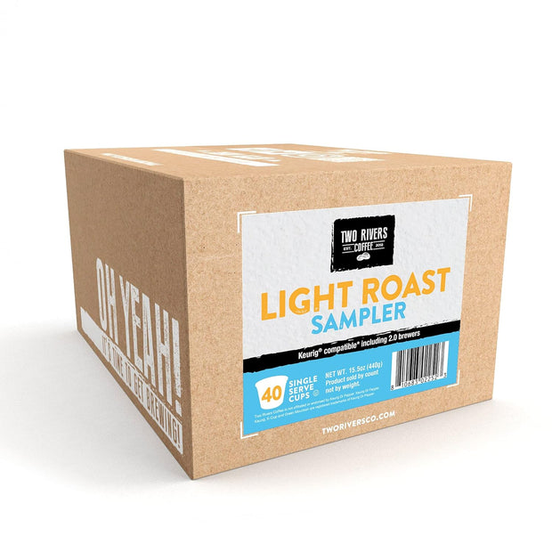 Two Rivers Coffee Hot Chocolate Pods Single Serve Cocoa Variety Sampler Pack Compatible with 2.0 Keurig K-Cup Brewers, 40 Count