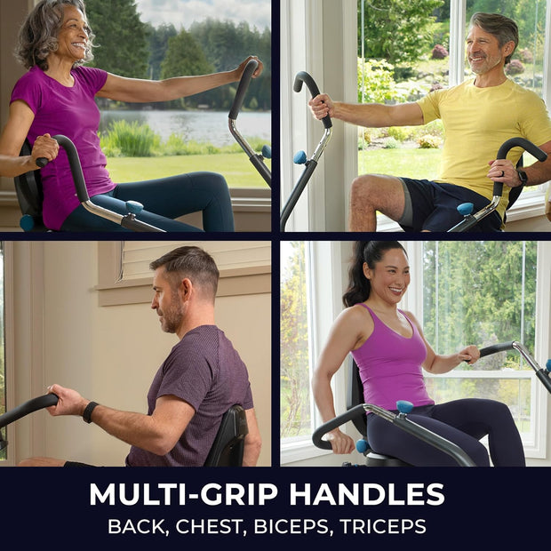 Teeter FreeStep Recumbent Cross Trainer Stepper, Zero-Impact Exercise Bike Alternative w/Patented Physical Therapy Stride, Up to 350lb, Free App w/Trainer Workouts