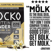 Jocko Fuel Protein Bundle (2 Pack) - Chocolate Peanut Butter (2lb) + Vanilla (2lb) - Supports Muscle Recovery & Growth