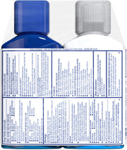 Mucinex Maximum Strength Fast-Max Cold & Flu and Nightshift, All-in-One Multi Symptom Relief Liquid, 6 Fl Oz - 2 Count (Pack of 1)