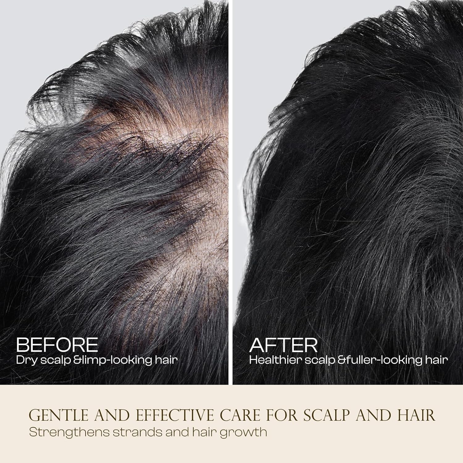 Hair Growth Oil for Hair & Scalp Care: Rosemary Castor Blend Enhances Thickness, Daily Nourishment for Men & Women