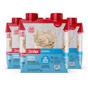 SlimFast Meal Replacement Shake, Original Cappuccino Delight, No Added Sugar, Meal Replacement Shakes, 10g Ready to Drink Protein, 5g Fiber, 25 Vitamins and Minerals, 11 Fl. Oz, 12 Count