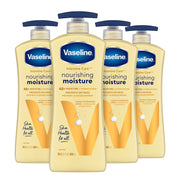 Vaseline Intensive Care Nourishing Moisture Body Lotion 3 Pk Made with Ultra-Hydrating Lipids + Pure Oat Extract for Dry Skin, for Nourished, Healthy-Looking Skin 20.3 oz