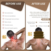 Neck Stretcher, Cervical Traction Device, Neck Traction Device, Neck Pain Relief, Adjustable Inflatable Neck Brace & Neck Stretcher Cervical Traction, Neck Decompression Home Use (Purple)