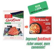 QuicKimchi DIY All Purpose Korean Kimchi Making Sauce Kit, 5-Minute Prep, Total 4 Servings, Base Liquid Sauce and Chili Flakes(gochugaru) 만능 김치 소스