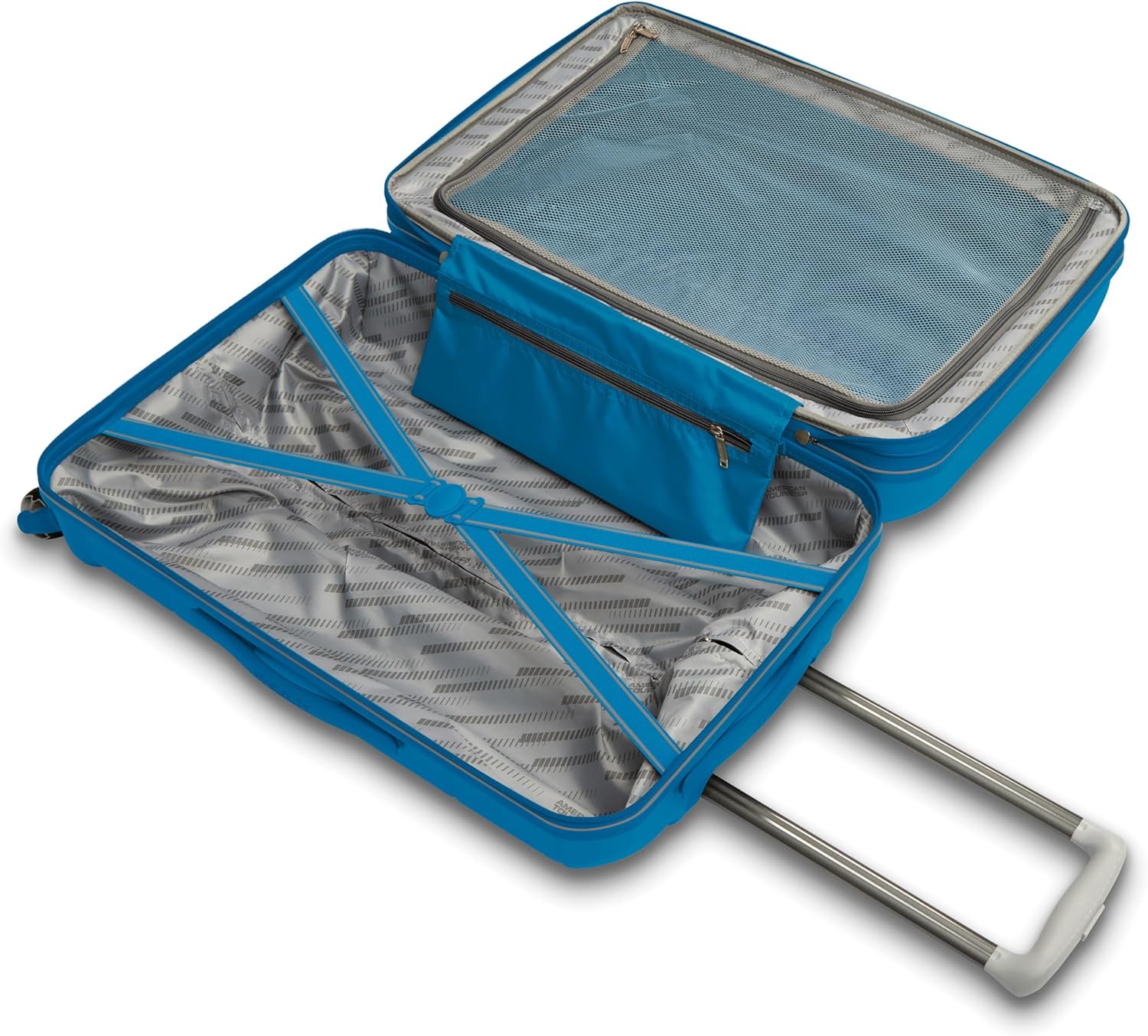 American Tourister Stratum 2.0 Expandable Hardside Luggage with Spinner Wheels, Adriatic Sea, 3-Piece Set (20/24/28)