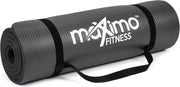 Maximo Fitness Yoga Mat - Multipurpose Exercise Mat for Men, Women and Kids, Ideal Non Slip Workout Mats for Yoga, Pilates, Gym Exercise with Carrying Strap