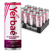 Yerbaé Energy Seltzer - Variety Performance Pack. No Sugar/Calories/Carbs. Energized by Yerba Mate Naturally Caffeinated Plant-Based, Healthy Alternative to Coffee/Sugary Sodas, Pack of 12, 12oz cans