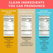 KiZE Energy Bars - Best Sellers Variety Pack - Gluten Free, Dairy Free Options, Non-GMO, and High Protein Meal Replacement Energy Bars, Clean and Simple Food Ingredients - 7-10g High Protein Snacks, (10 Count)