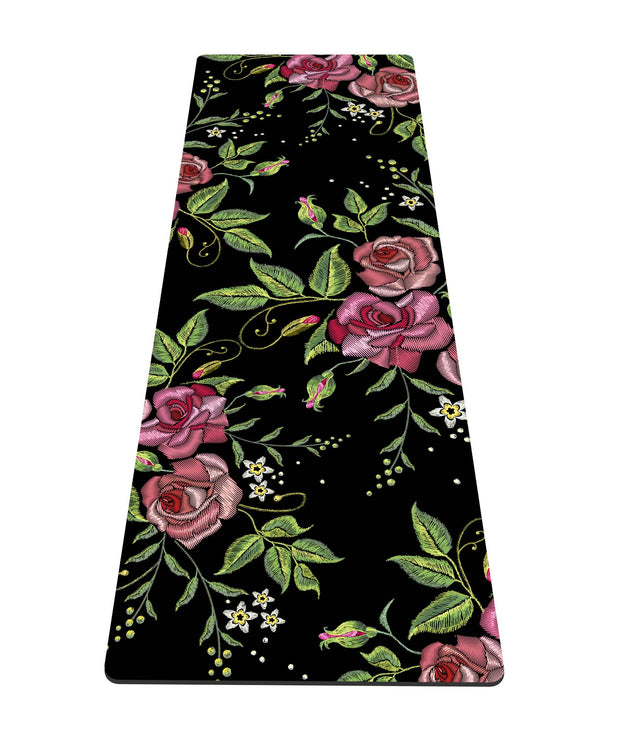 nuveti Yoga Mat Print Extra Thick TPE Non Slip Fitness Exercise Mat with Carrying Bag,72"x24" Extra Thick 6MM Exercise & Workout Mat for Yoga, Pilates Fitness and Floor Exercises