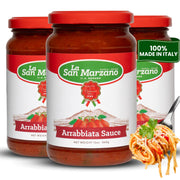 La San Marzano Marinara Sauce, 24 oz, Pasta Sauce Made in Italy, All Purpose Tomato Premium Quality, All Natural, Mediterranean Diet, Non GMO, Vegan, Gluten Free