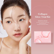 medicube Glass Skin Collagen Trial Kit | Korean Skincare Set and Kit | Gifts for women | 4-Step Skincare Set for glowy skin | Travel Size