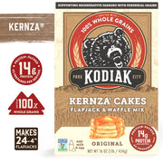 Kodiak Kernza Power Cakes, Pancake & Waffle Mix, Original, High Protein,100% Whole Grains (Pack of 1)
