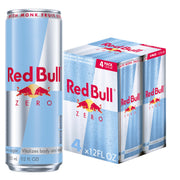 Red Bull Amber Edition Sugar Free Energy Drink, Strawberry Apricot, with 80mg Caffeine plus Taurine & B Vitamins, 8.4 Fl Oz, 6 Packs of 4 Cans (Pack of 24)