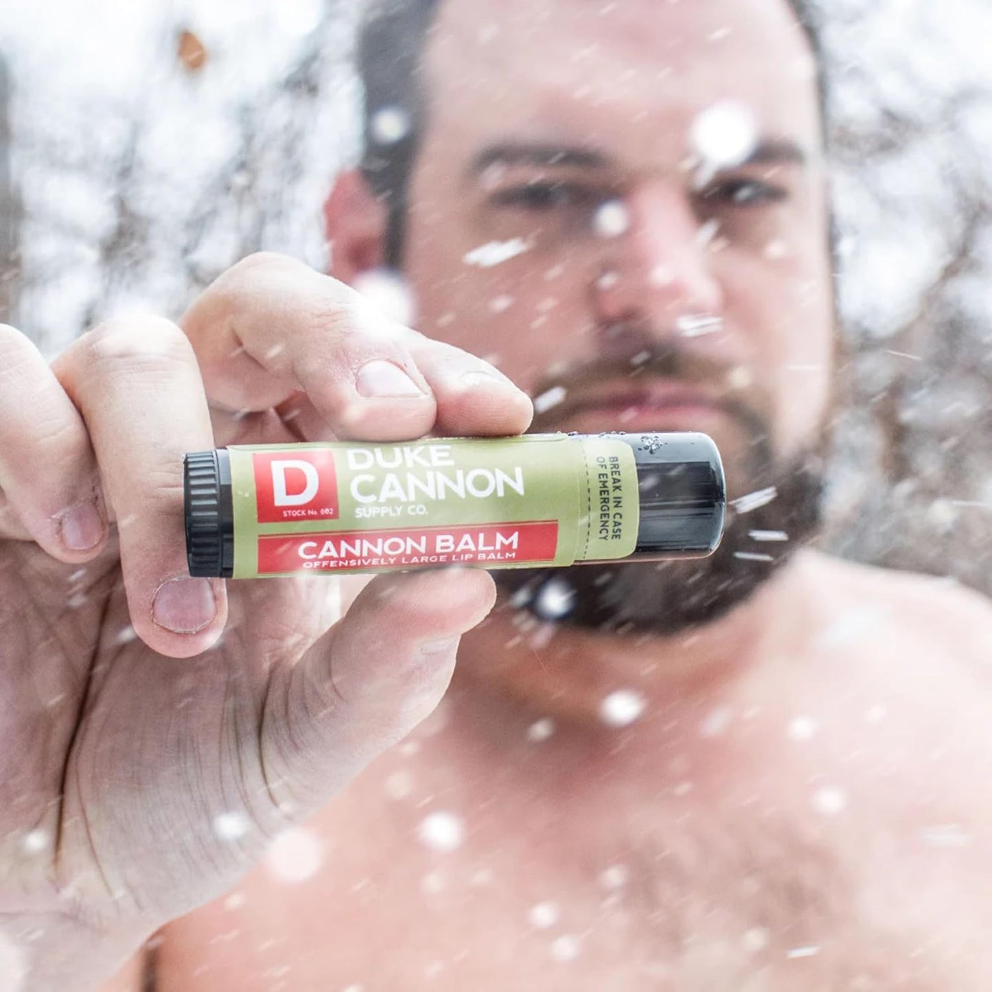 Duke Cannon Supply Co. - Tactical Lip Protectant Balm, Fresh Mint (3 Pack of 0.56 oz) Superior Performance Lip Protection Balm for Hard Working Men - Fresh Mint