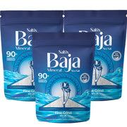 Saltix Baja Mineral Sea Salt – Fine Grind, 8 oz (1/2 lb), 160+ Servings – 100% Natural & Unrefined, Hand-Harvested from the Sea of Cortez – Mineral Rich, Low Sodium, Perfect for Cooking, Finishing & Hydration
