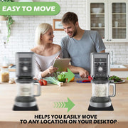 Sliding Pad for Ninja NC501 CREAMi Ice Cream Maker,Professional Ice Cream Machine Slider Mat,Ice Cream Maker Accessories,Quickly Slide the Ice Cream Makers on Table(13.78"x8.66")