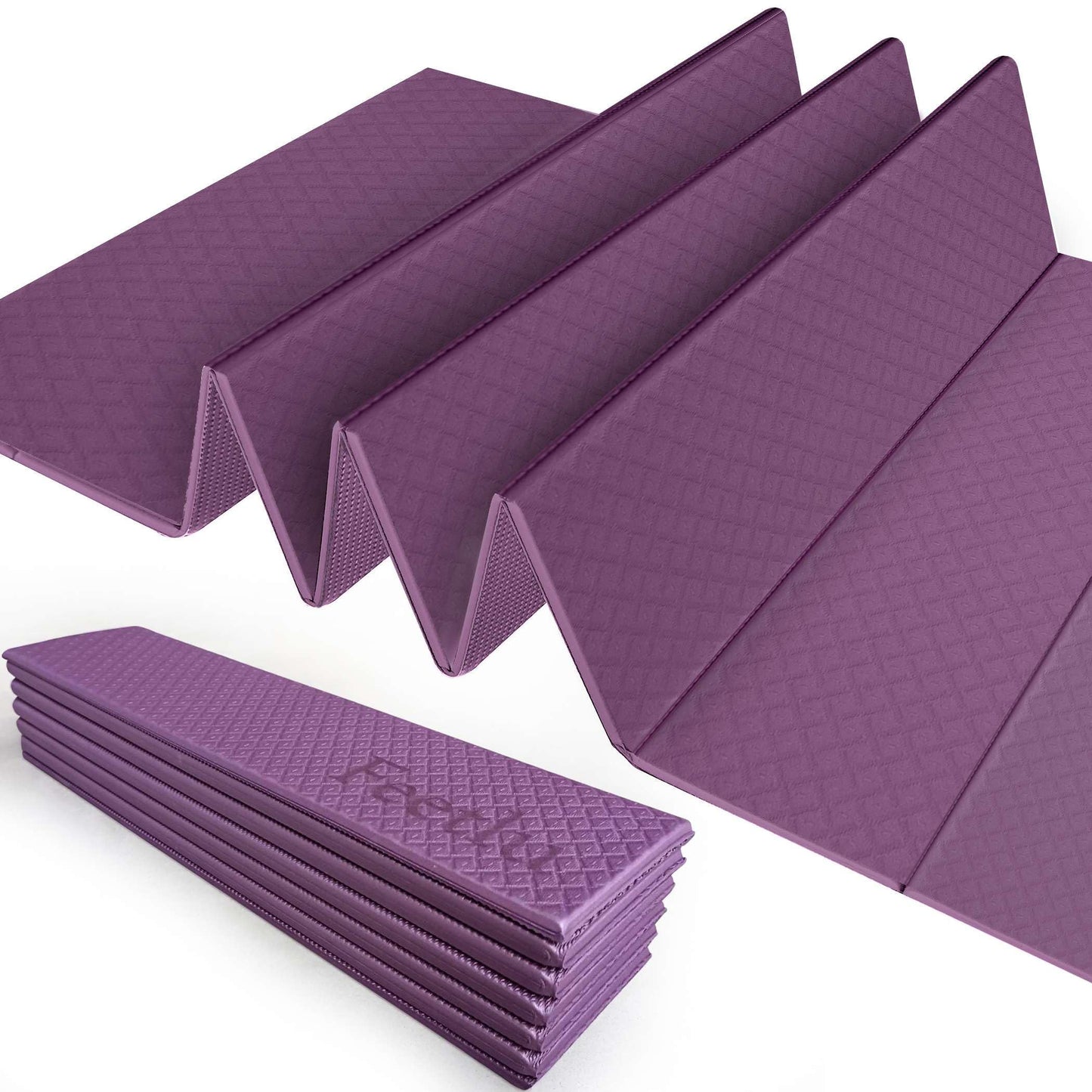 Foldable Yoga Exercise Mat – Lightweight, Anti-Slip, and Easy to Store for Yoga, Pilates, Home Workouts, and Floor Exercises