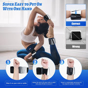 Wrist Weights for Women At Home Ankle Weights Set of 2 (1 lb /2 Lbs Each) Adjustable Weighted Wristbands Arm Leg Weights for Women Men Suitable for Walking Swimming Running Pilates Yoga Gym