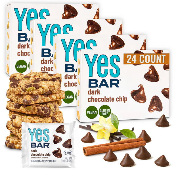 YES Bar – Black Sesame Sea Salt – Plant Based Protein, Decadent Snack Bar – Vegan, Paleo, Gluten Free, Dairy Free, Low Sugar, Healthy Snack, Breakfast, Low Carb, Keto Friendly (Pack of 6)