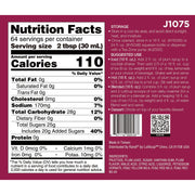 Tea Zone J1050 64 fl.oz Orange Syrup for Tea, Coffee, Sweets, Ice Cream, Cocktails Blending