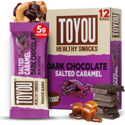 ToYou Chewy Fruit and Nut Bars - Healthy Protein Snacks | Coconut Mocha - 1.41 Ounce (Pack of 12) | Soft Chewy, Vegan, Fiber-packed Granola Bars for Adults and Kids, Made with Natural Ingredients