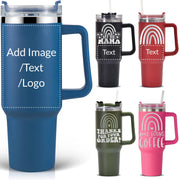 Personalized Photo 20oz 30oz Stainless Steel Tumbler,Custom Coffee Tumbler Cup With Lid And Strawstraw Vacuum Insulated With Text Photo Logo (PERSONALIZED)