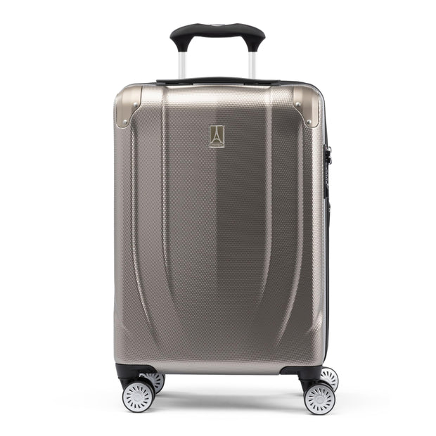 Travelpro Pathways 3 Hardside Expandable Luggage, 8 Spinner Wheels, Lightweight Hard Shell Suitcase, Cloud Grey, Checked Medium 25 Inch