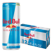Red Bull Sugar Free Energy Drink with 114mg Caffeine plus Taurine & B Vitamins, 12 Fl Oz, Pack of 24 Cans