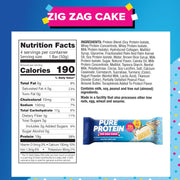 Pure Protein Fruity PEBBLES™ Protein Bars – 20g Protein, 3g Sugar, 190 Calories (4 count) Low Sugar* High Protein Snack – Gluten Free - Perfect for a Healthy Snack.