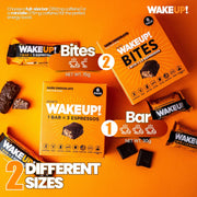 WAKE UP!™ Chocolate Caffeinated Protein Bars – 350 mg Clean Caffeine (1 Bar = 3 Espressos) • Vegan, Gluten-Free, Kosher • Plant-Based Energy + Protein • On-the-Go Focus & Endurance