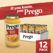 Prego Alfredo Pasta Sauce with Roasted Garlic and Parmesan Cheese, 14.5 oz Jar