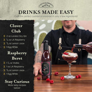 Liquid Alchemist Raspberry Syrup for Drinks - Real Ingredients Make our Raspberry Puree for Drinks the Perfect Drink Mixer - Our Cocktail Syrup is Non-GMO & Vegan (25.4 oz)