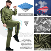 RDX Sauna Suit Full Body Heat Sweat Suit, REACH OEKO TEX 100 CERTIFIED, Anti Rip Long Sleeve Tracksuit Top Bottom
