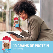 SlimFast Meal Replacement Shake, Original Cappuccino Delight, No Added Sugar, Meal Replacement Shakes, 10g Ready to Drink Protein, 5g Fiber, 25 Vitamins and Minerals, 11 Fl. Oz, 12 Count