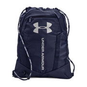 Under Armour Unisex-Adult Undeniable Sackpack , Black (001)/Metallic Silver , One Size Fits Most