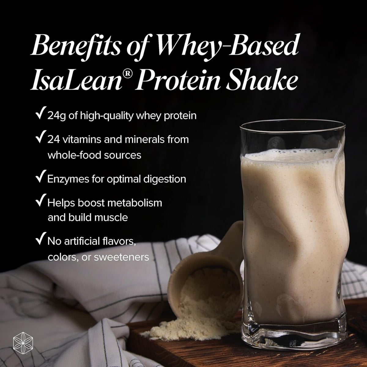 IsaLean Protein Shake - Complete Superfood Meal Replacement for Mainta