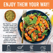 Viva Naturals Organic Chia Seeds 2 LBs - Plant-Based Omega-3 and Vegan Protein, Non-GMO Chia Seeds Organic Perfect for Smoothies, Salads and Chia Seed Pudding, Black Chia Seeds Bulk